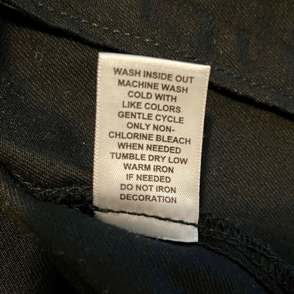 Elle Black Women's Denim Jacket, Small - Picture 6 of 10